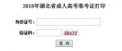 中南财经政法大学成教本科准考证打印